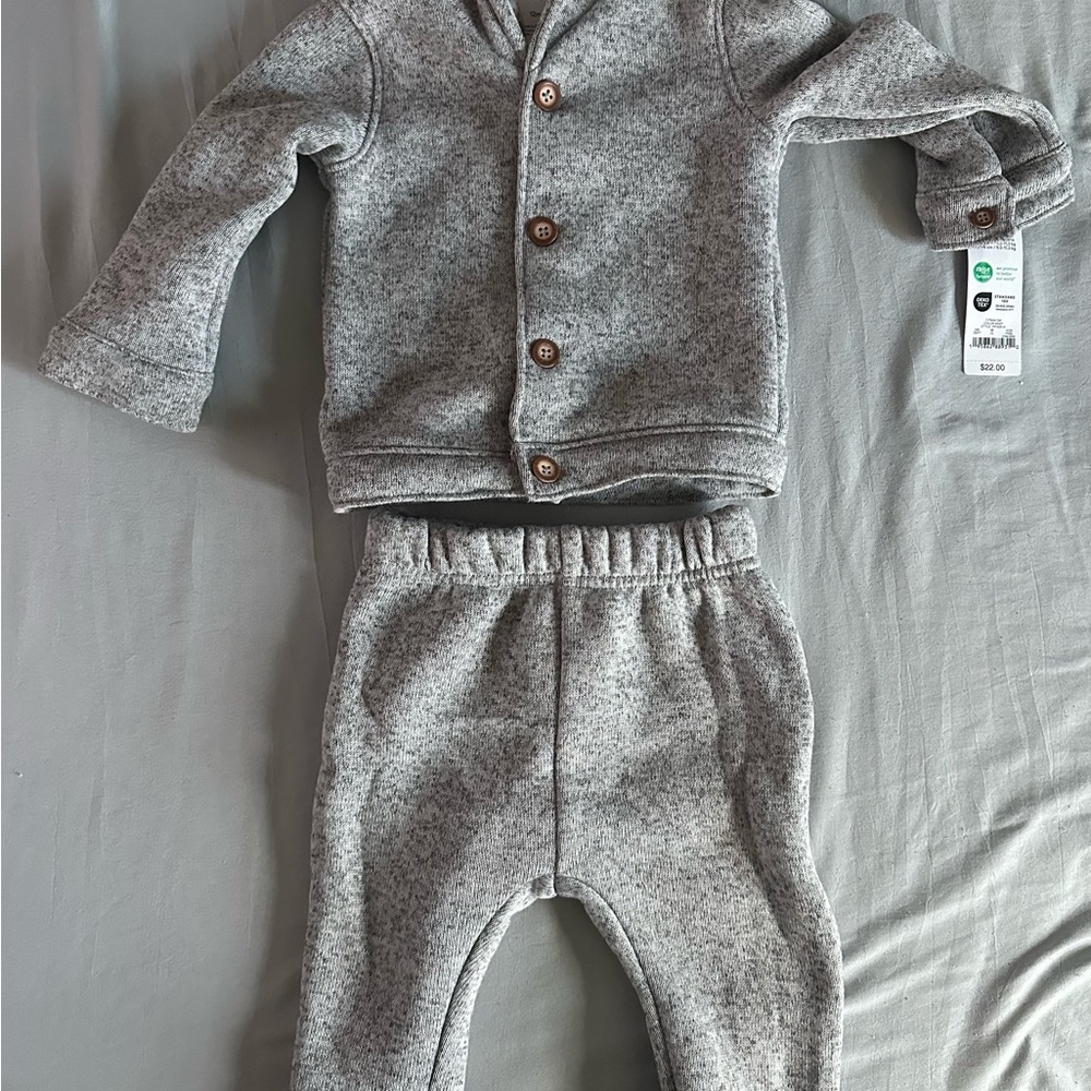 Carter's Gray Kids Matching Set